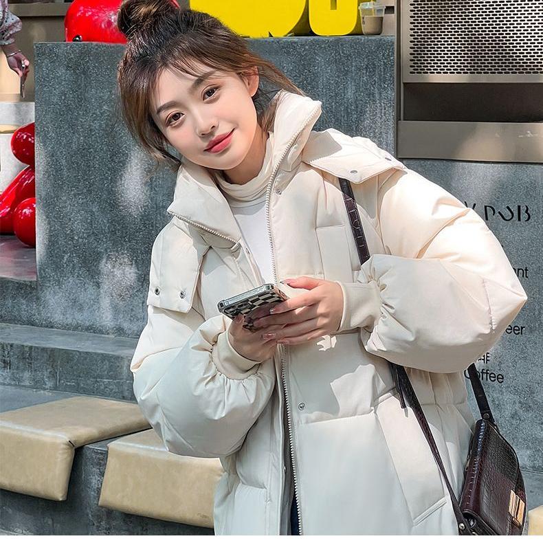 Женская зимняя хлопковая куртка X-длинные парки, однотонные утолщенные теплые женские зимние пальто с капюшоном, свободная одежда с подкладкой