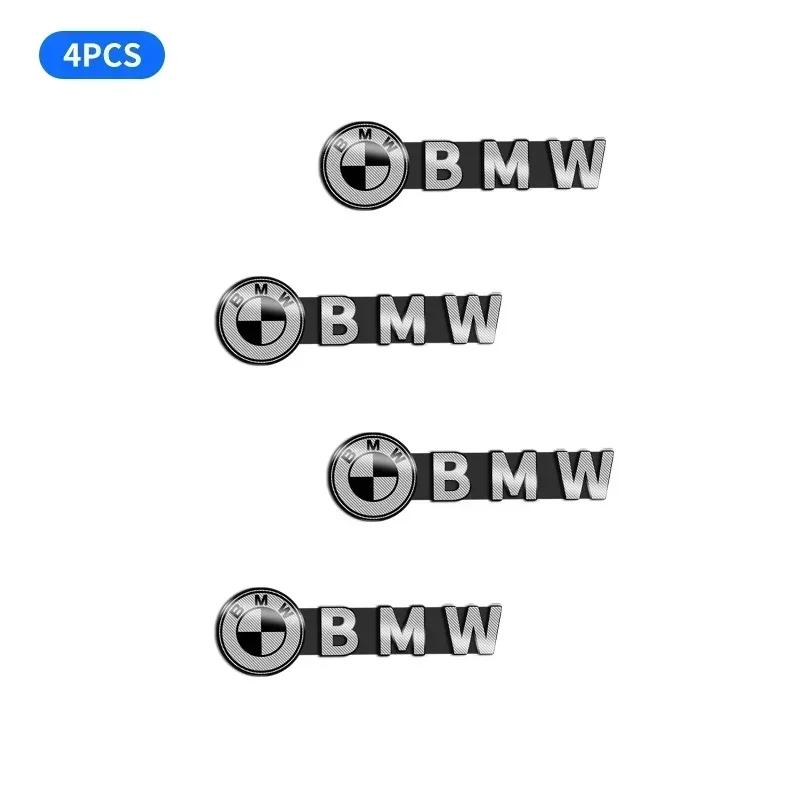 CCH1 For BMW For BMW 4pcs car audio decorate 3D Aluminum Badge Emblem Stickes For BMW X1 X3 X5 X6 X7 1 3 5 6 7 Series G20 G30 G11 F15