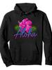 Aloha Hawaiian Islands Hawaii Surf Hibiscus Flower Surfer Pullover HoodieA Versatile Gart Essential for Both Active And Casual Lif