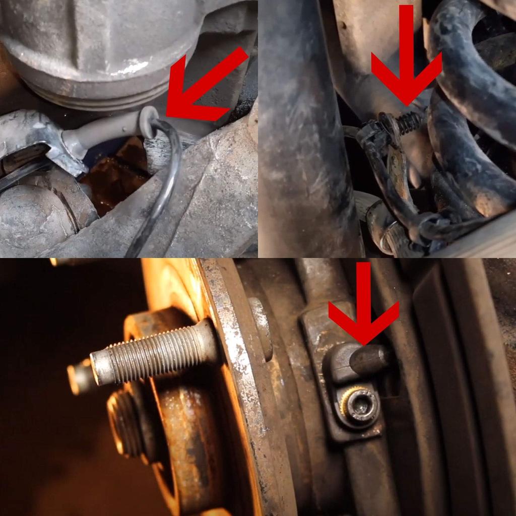 Dasbecan Front & Rear ABS Wheel Speed Sensor for Jeep Wrangler 3.6L 2012-2017 Jeep