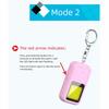 130 DB Self Defence Alarm Keychain Low Battery Notice Emergency Safety Alarm  Women