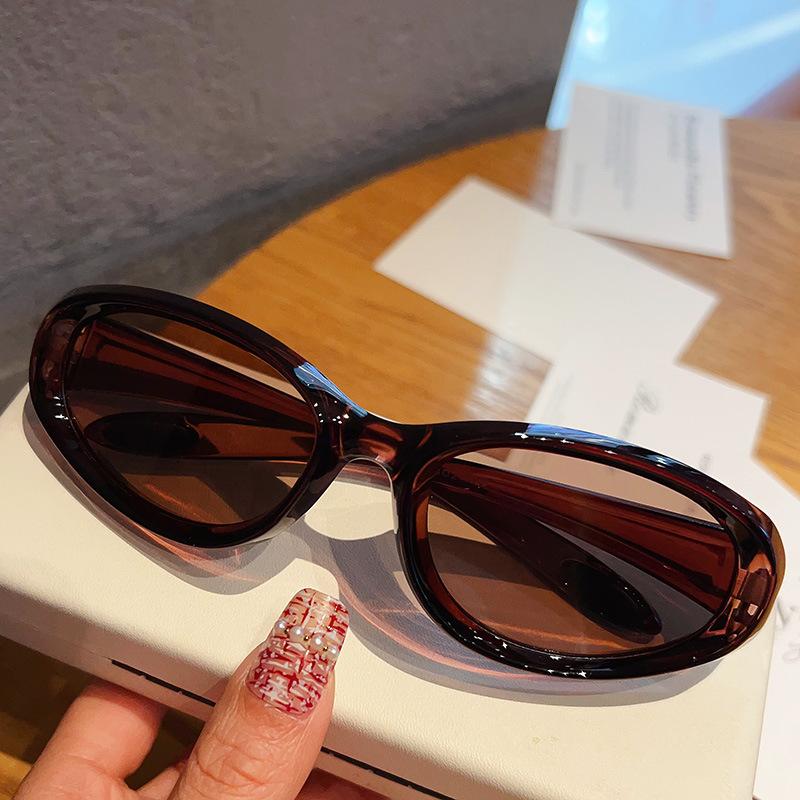 y2k Vintage Cat Eye Sun Glasses Women For Men Luxury Designer Sun Glasses Punk Popular Hip Hop Eyewear Outdoor Sport Goggle