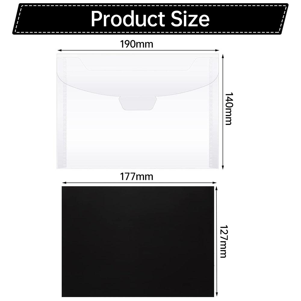 20 шт. карманов для хранения штампов и 20 шт. магнитных листов для хранения штампов в ремесленной штампе 190*140 мм