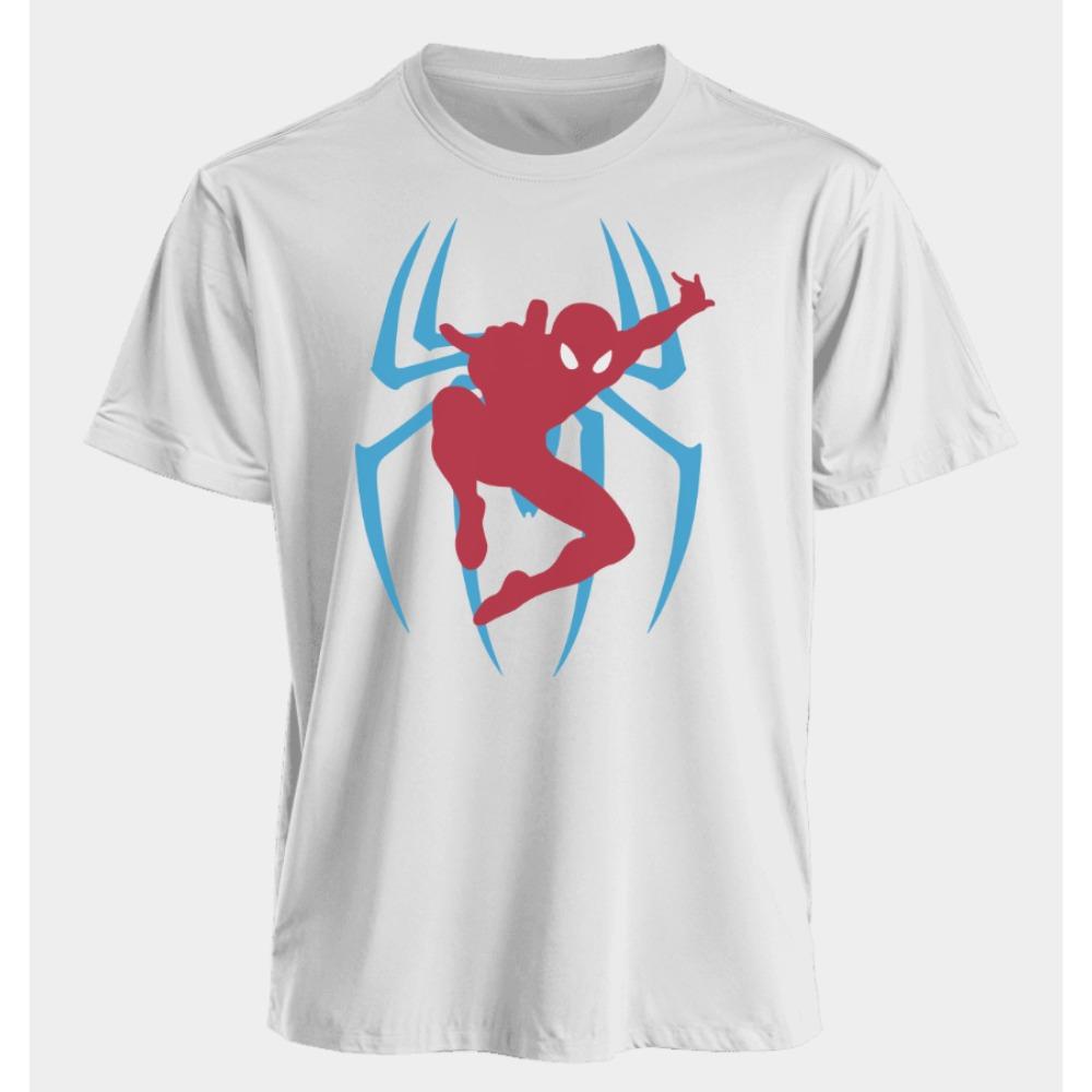 Men's and Women's T-shirts Spider-Man Summer American Spring and Autumn New Oversized Punk Harajuku Fashion Short Sleeves