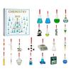 2025 Christmas Chemistry Advent 2D Acrylic Seasonal Decor 24 Days Advent Countdown Calendar Ornaments For Home Decorators