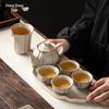 CHANGSHEGNYUAN Imitation Song Ru Kiln Portable Kung Fu Tea Set