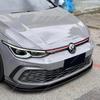 Сплиттер губы переднего бампера в стиле Maxton из АБС-пластика для Golf MK8 8GTI GTD GTE R R-Line GTI Clubsport 2020-2024 Дорестайлинг