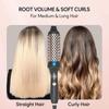 Hot Heated Curling Brush Ceramic Tourmaline Negative Iron Hot Comb Fast Heating Household Ionic Curling Brush