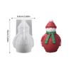 Food Grade Silicone Christmas Mould for Handmade Candle Craft Art Projects Easy Releases