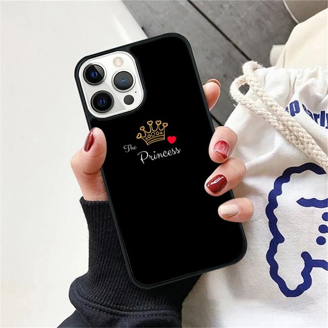 Королевская принцесса корона Чехол-ракушка для iPhone 17 Air 15 16 14 13 12 Pro Max 11 Pro Max Plus Чехол для телефона