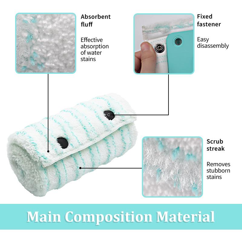 Плоская насадка для швабры Leifheit Clean Twist XL Micro Duo, моющаяся и многоразовая, для уборки пола в доме, аксессуары для швабры