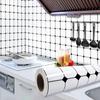 Oil Resistant Kitchen Vinyl Wallpaper Self Adhesive Wallpaper Waterproof Wall Papers Home Decor 3D Wall Stickers