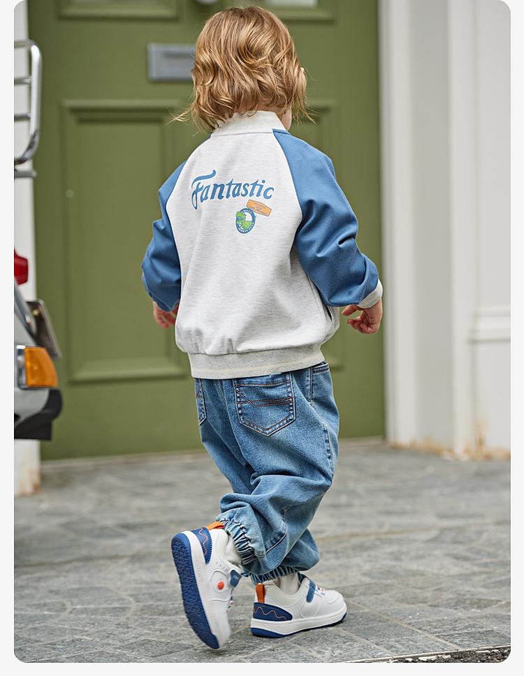 David Bella boys' denim pants autumn clothes children's pants baby carrot pants casual ankle pants