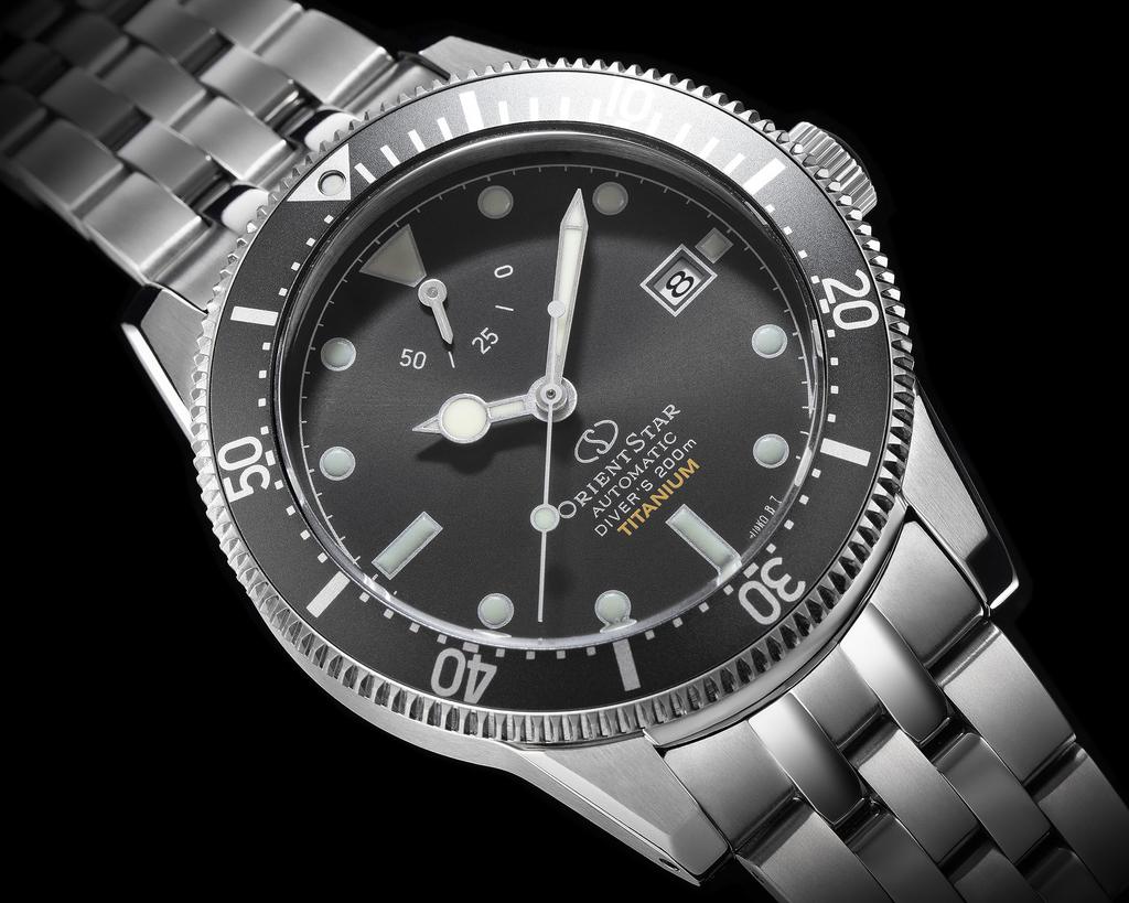 ORIENT STAR Автоматические часы M42 Diver 1964 Механические Японского производства с Гарантией производителя 200м Водонепроницаемые Титан Черный [ORIENT