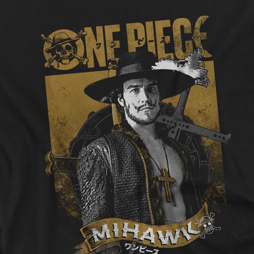 One Piece Детская футболка с гравировкой Mihawk