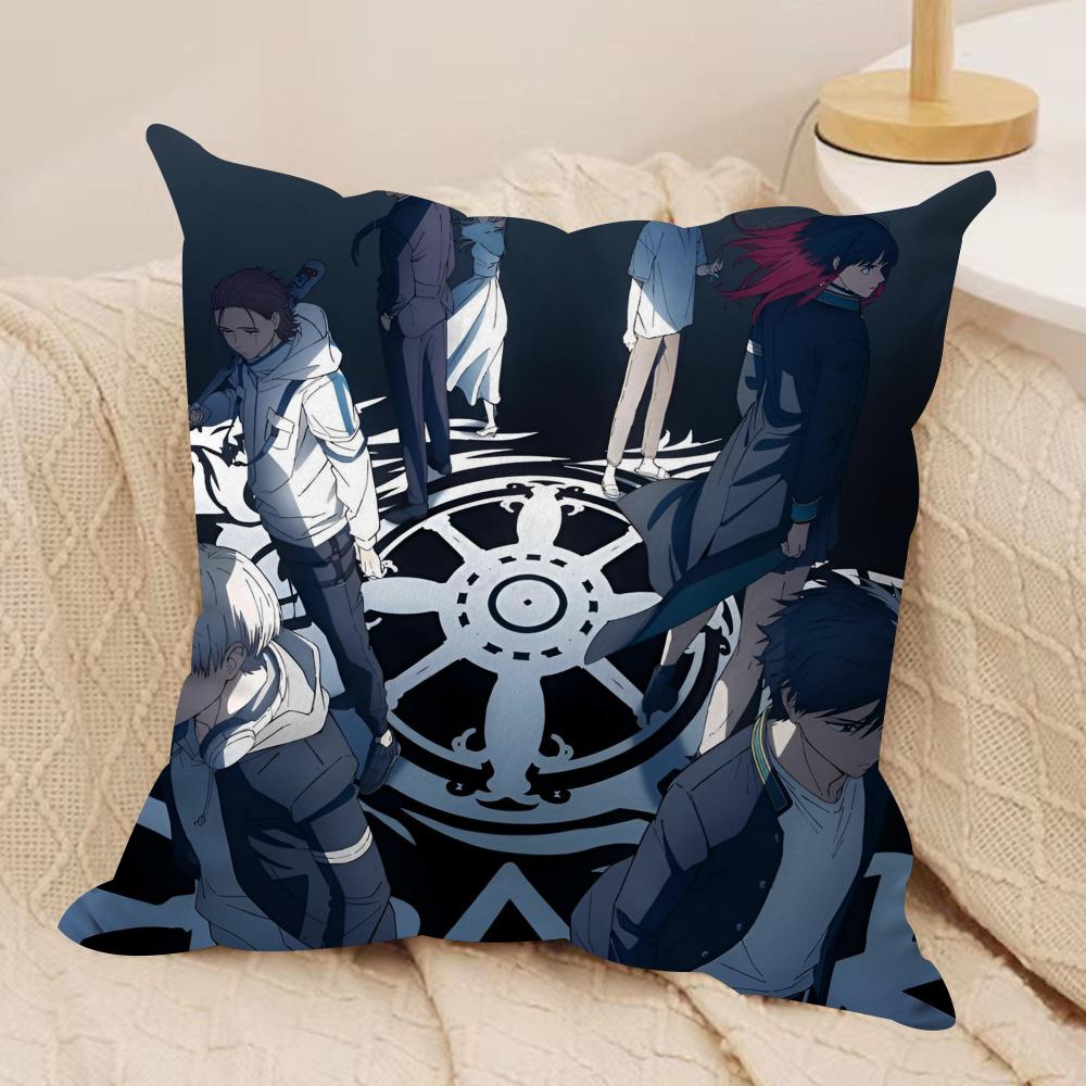 Anime WWIND BREAKERS Cushion Cover Pillowcase Ultra Soft Skin Friendly Fabric Cloud Like Comfort Concealed Zipper