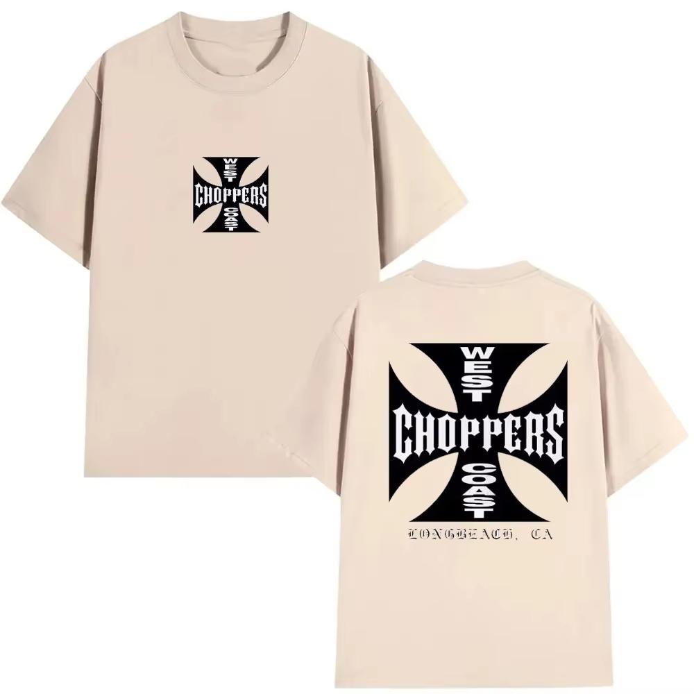 Classic West Coast Choppers Graphic T-Shirt Men Women Oversized Short Sleeve Streetwear Hip Hop Harajuku Y2k High Quality Female Male Clothing