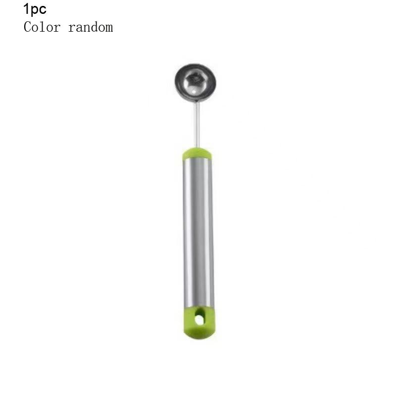 Набор из 3 инструментов для фруктов из нержавеющей стали, совок для арбуза, инструмент для удаления сердцевины яблок, нож для нарезки фруктов, разделитель мякоти фруктов, инструменты