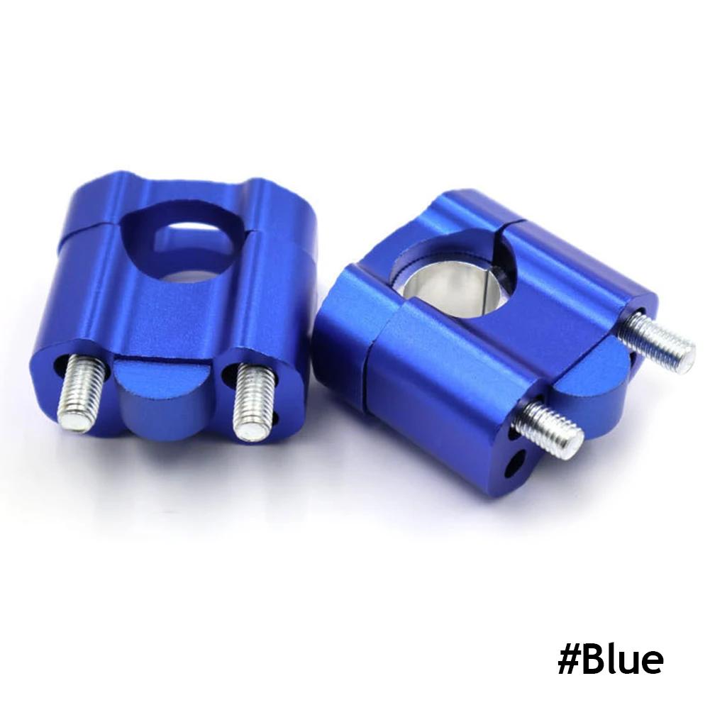 1 Pair CNC 22mm 28mm Off Road Motorcycle Bar Clamps Handlebar Risers Adapter for 7/8" 1-1/8 Pit Dirt Motorbike Accessories