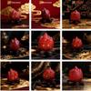 Creative Little Flame Wood Carving Ornament - Jewelry Craft for Car Decoration