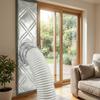 3 Layer Cotton Filled Sliding Window Vent Cloth Insulated Air Conditioner Window Seal  Home Comfort