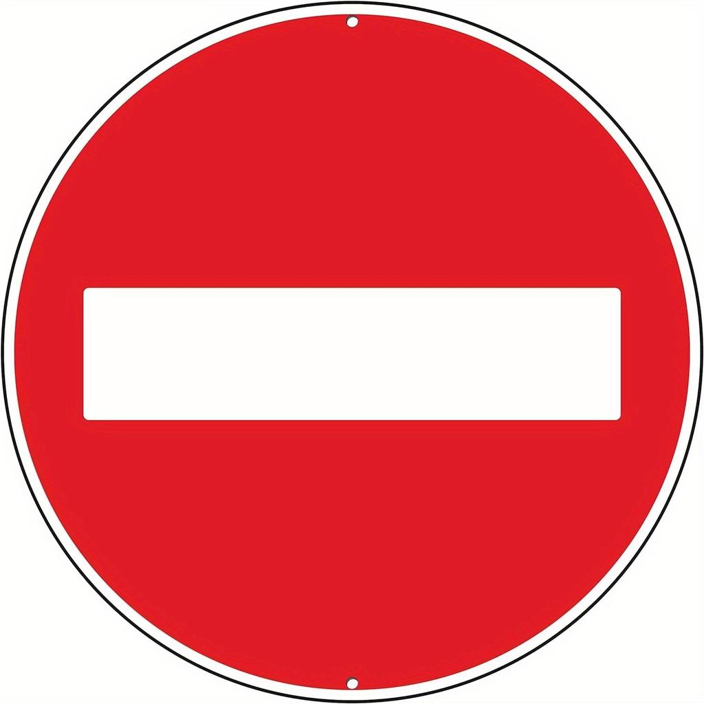 1 шт. 2d плоский деревянный предупреждающий знак - 20 см, несколько узоров на выбор, предупреждающий знак, простой в установке, водонепроницаемый, круглый