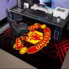 Manchester United Crest Rug Game Carpet, Floor Mat for Bedroom Living Room Entryway Rug, Home Decor Idea Gift for Christmas birthday