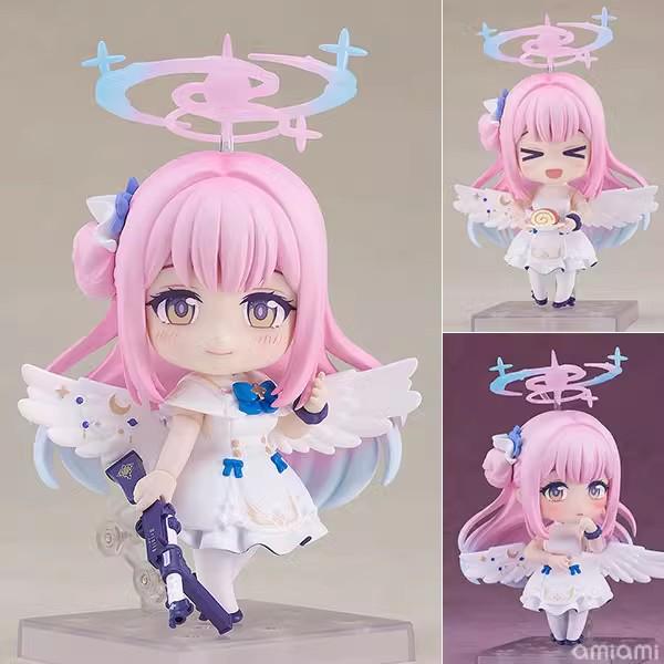Q Version Anime Girl Figure: Cute, Beautiful, Replaceable Face Toy Ornament - Ideal Birthday Gift