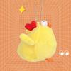 Милый плюшевый брелок в виде приседающей курицы, Подвеска для сумки в виде бодрой утки, Кукла для кранового автомата