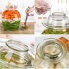 Jingqingfu Glass Pickle and Sauerkraut Jar with Sealed Lid