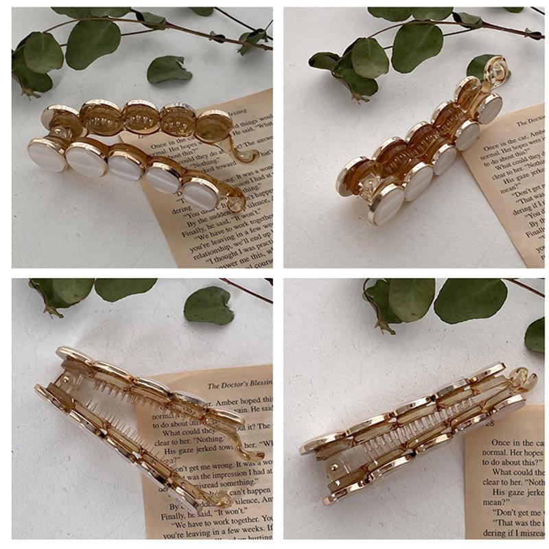 Заколка-банан вертикальная заколка для хвоста для женщин девушек элегантный темперамент заколка-одно слово головной убор простая заколка подарки