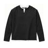 Men'S Button Up Long Sleeved Fashionable Casual Sports Top