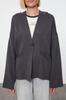 Women's Fashion Stylish Cardigan Anthracite Premium Yarn Special Yarn Knitwear Cardigan