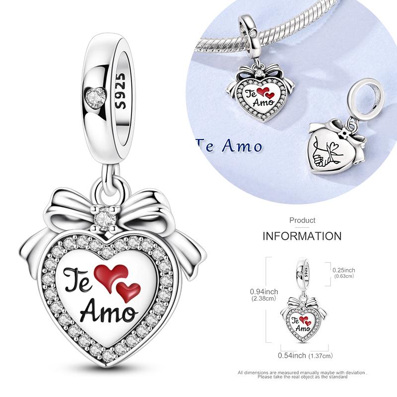 New Graffiti Butterfly Charm 925 Silver Glow Firefly Travel Love Heart Cat Clip Beads Fit Bracelet Necklace DIY Jewelry