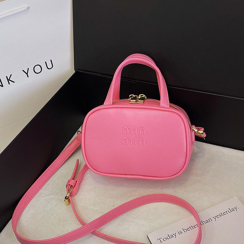 Ретро Однотонная Сумка-тоут и Кроссбоди с Буквами для Детей - Универсальный Кошелек для Монет для Родителей и Детей