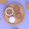 Chocolate Sandwich Cookies Flowers Cookie Cutter Biscuit Mould Pressable Fondant Stamp New Year Cake Decor Baking Supplies