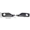 Black Left Right Front Hood Fog Light Lower Grill Grille Cover For 3 Series F30 F31 2011-2018