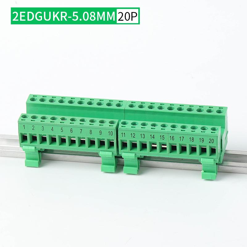 2EDG-UKR-5.08MM Втычной клеммный блок-коннектор на DIN-рейку
