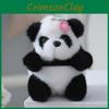 Plush Backpack Panda Pendant Keychain Cartoon Bag Decorations Toy Gift Kids