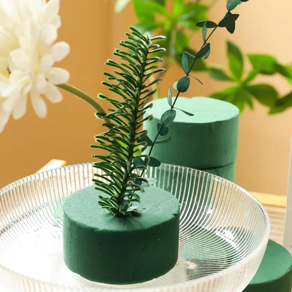 1/30x DIY Круглый Блок Флористической Пены Кирпич Флористической Пены для Цветочника Искусственный Цветок Сухой Влажный Цветочный Грязевой Сад Впитывающий Воду Блок из Пены