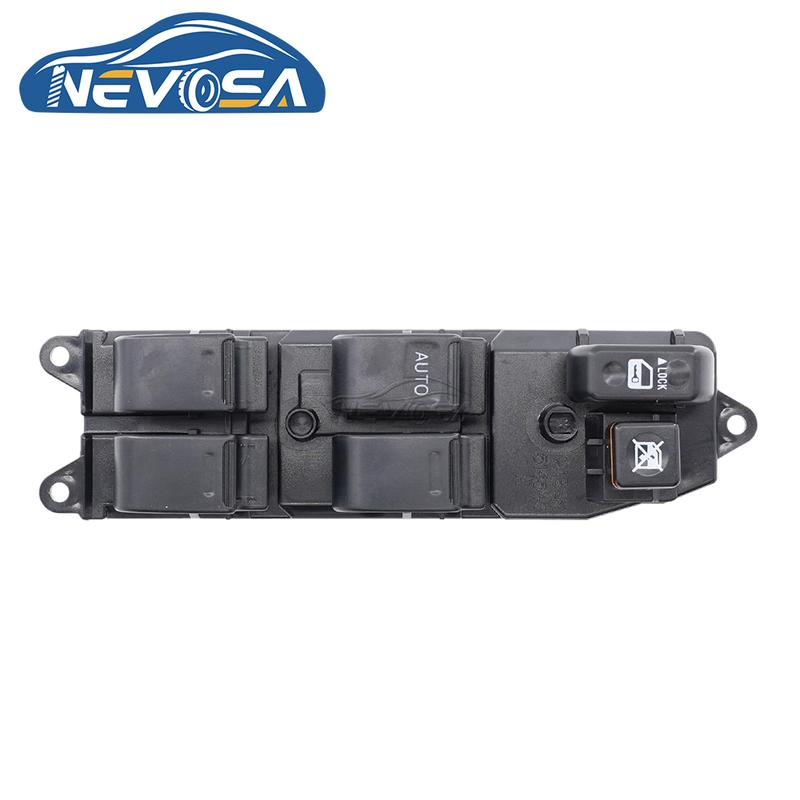 NEVOSA 84820-12340 Front Left Master Power Window Control Switch For Toyota Corolla 1997 1998 2000 2004 8482012340 84820-42060