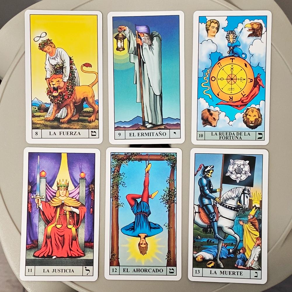 10.3*6см Универсальное Таро Уэйта (Испанское издание) 78 шт. Универсальные карты Таро на основе системы Райдера-Уэйта