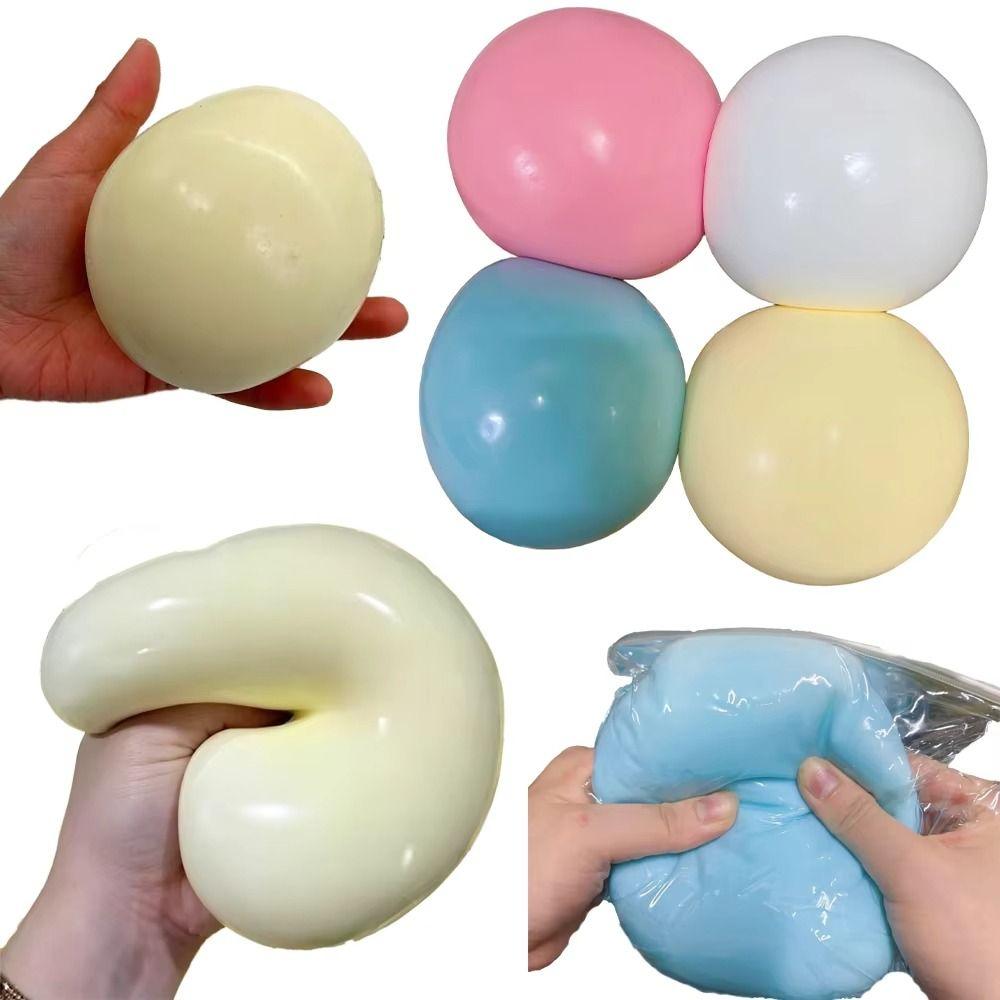 Washable Squishy Ball Colorful Sensory Fidget Toy Durable Slow Rising Ball Kid Adults