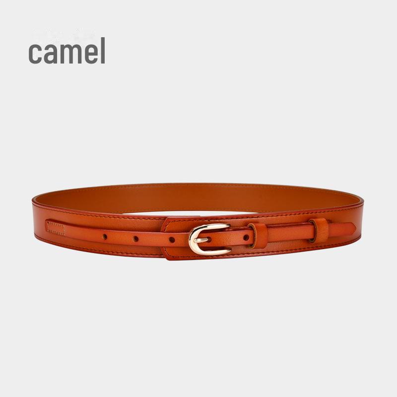 Женский ремень из натуральной кожи в стиле ретро для юбок и брюк