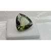 Fabulous Natural Green Moldavite 11-12 Ct Trillion Cut Certified Loose Gemstone