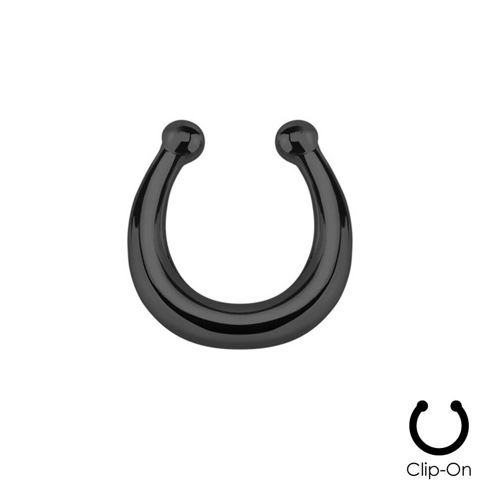 16 г стальной золотой фианит поддельный пирсинг септум смешанные стили ложный септум носовые кольца кликеры мужские украшения для тела пирсинг нариз дайт хеликс