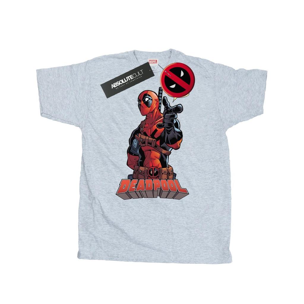Deadpool Womens/Ladies Hey You Cotton Boyfriend T-Shirt