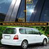 Glossy Black Car Door Trim Pillar Posts for Honda Odyssey RA6 7 8 9 2000 2001 2002 2003 2004 Cover Stickers Window Decoration