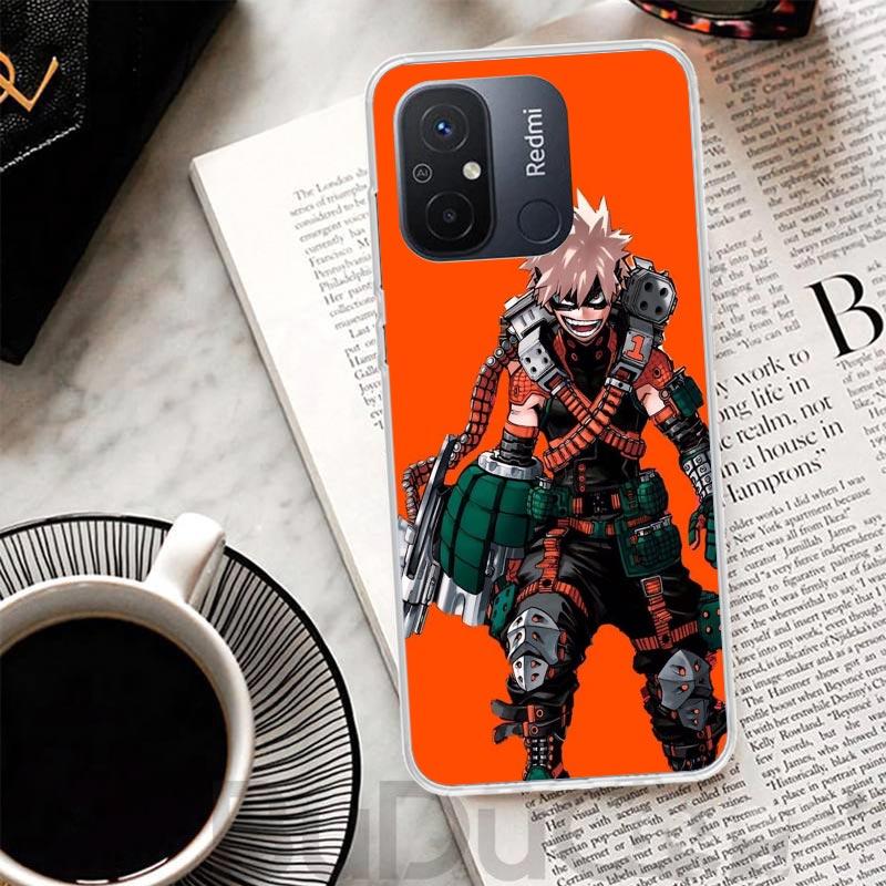 Бактего Кацуки MHA Мой герой Чехол для Xiaomi Redmi 14C 13 13C 12 12C 10 10C 9 9C 9T 9A Чехол для телефона 10A 8A 8 7A 7 6A 6 Pro K70 K60