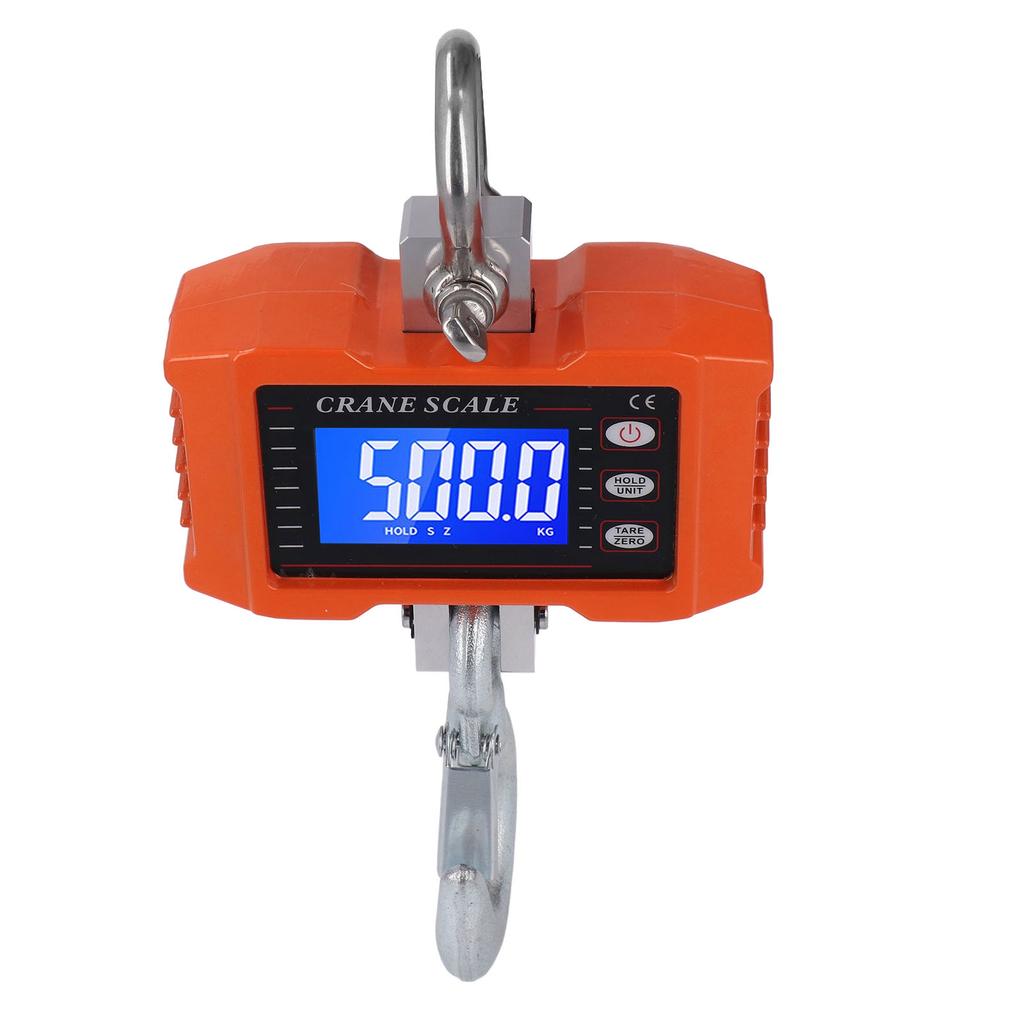 Hanging Scale Remote Control Digital Display 1000KG Range Weighing Tool for Warehouse